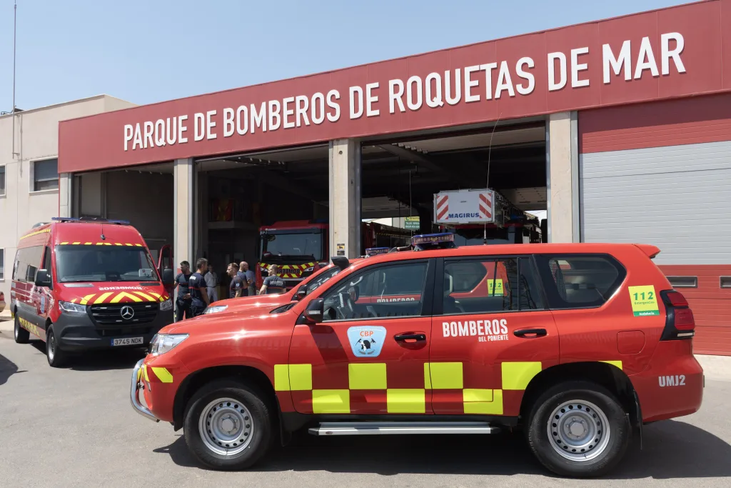 Vehículos de mando y transporte presentados por Bomberos del Poniente en Almería