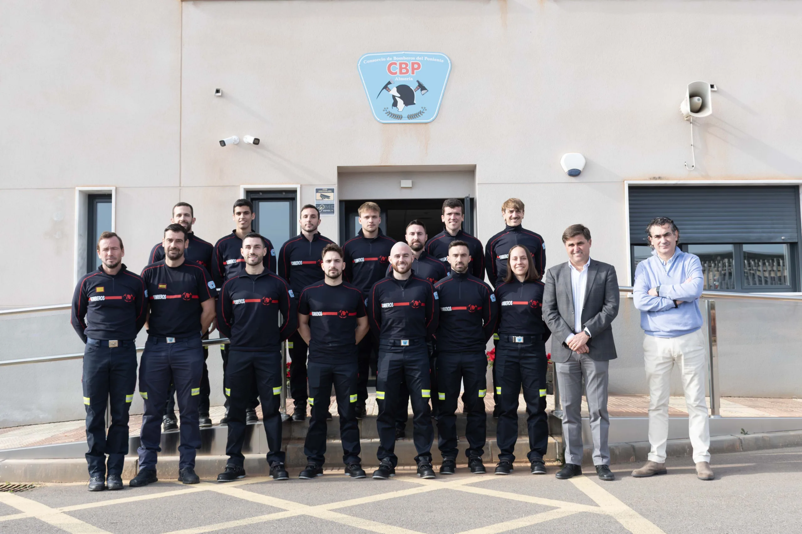 Toma de posesión de los 12 nuevos bomberos en prácticas del Consorcio de Bomberos del Poniente